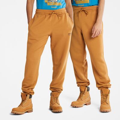 Pánské Kalhoty Jogger Timberland Luxe Pohodlí Essentials Refibra™ Tracksuit Bottoms Světle Hnědé | TI12735-670