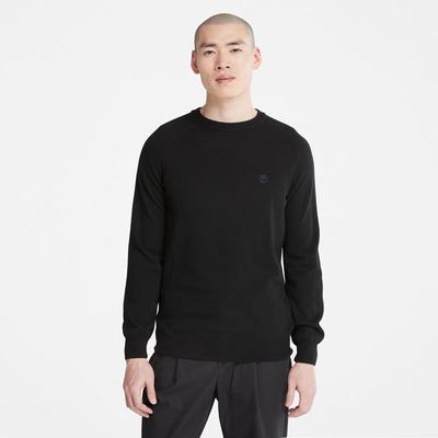 Pánské Jumpers Timberland Crewneck Raglan Černé | TI06481-081