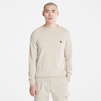 Pánské Jumpers Timberland Crewneck Raglan Světle Šedé | TI08479-062