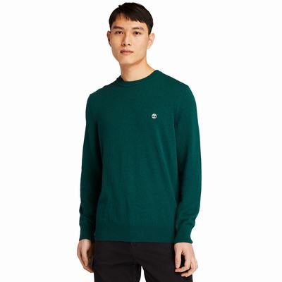 Pánské Jumpers Timberland Knox River Crewneck Zelene | TI42360-108
