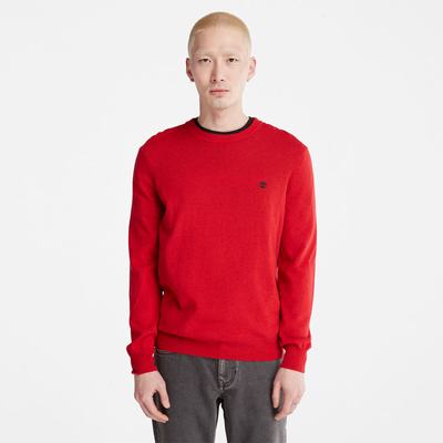 Pánské Jumpers Timberland Knox River Crewneck Červené | TI67948-185