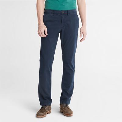 Pánské Kalhoty Timberland Anti-odour Ultra-stretch Chinos Tmavě Blankyt | TI93614-796