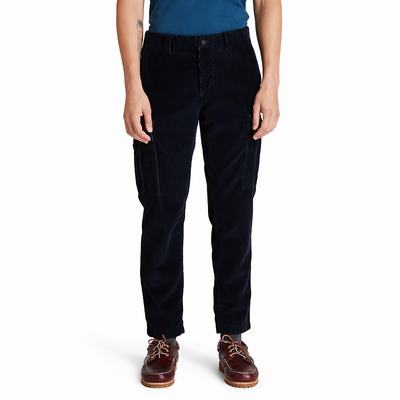 Pánské Kalhoty Timberland Corduroy Cargo Tmavě Blankyt | TI24073-102