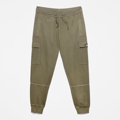 Pánské Kalhoty Timberland Garment-Dyed Cargo Sweatpants Tmavě Zelene | TI14765-468
