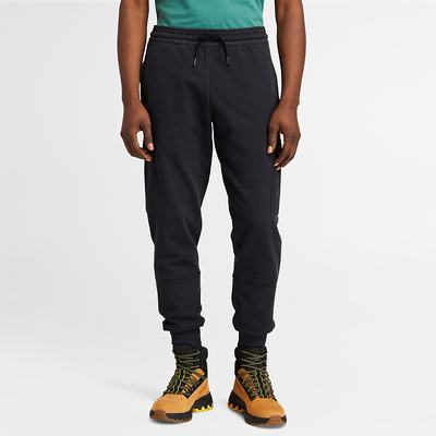 Pánské Kalhoty Timberland Garment-Dyed Cargo Sweatpants Černé | TI24630-584
