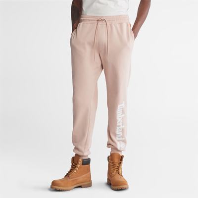 Pánské Kalhoty Timberland Logo Sweatpants Růžové | TI48193-097