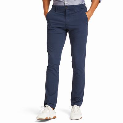 Pánské Kalhoty Timberland Sargent Lake Stretch Chinos Tmavě Blankyt | TI87124-562