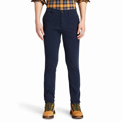 Pánské Kalhoty Timberland Sargent Lake Ultrastretch Chinos Tmavě Blankyt | TI15832-194