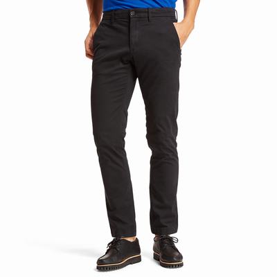 Pánské Kalhoty Timberland Squam Lake Twill Chinos Černé | TI52016-753