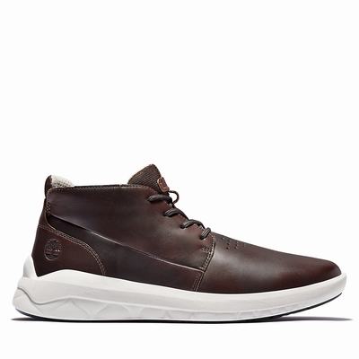 Pánské Kotníkové Boty Timberland Bradstreet Ultra Chukka Tmavě Hnědé | TI23451-938