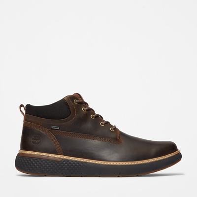 Pánské Kotníkové Boty Timberland Cross Mark Gore-Tex® Chukka Tmavě Hnědé | TI10276-370