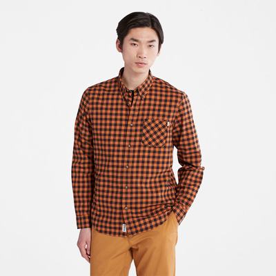 Pánské Košile Timberland Back River Check Oranžové | TI19732-348