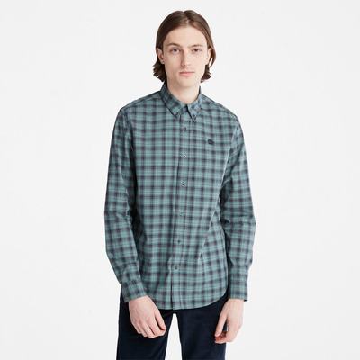 Pánské Košile Timberland Eastham River Stretch Check Zelene | TI51468-206