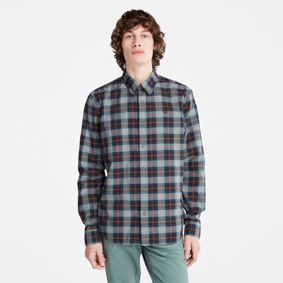 Pánské Košile Timberland Eastham River Stretch Checked Zelene | TI87206-249