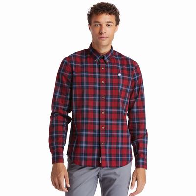 Pánské Košile Timberland Eastham River Tartan Červené | TI08439-261