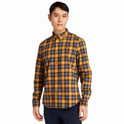 Pánské Košile Timberland Eastham River Tartan Žluté | TI89405-153