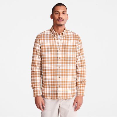 Pánské Košile Timberland Flannel Checked Hnědé | TI97852-793