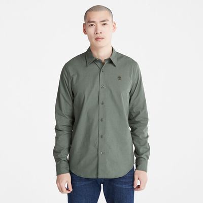 Pánské Košile Timberland Lightweight Flannel Zelene | TI06437-859