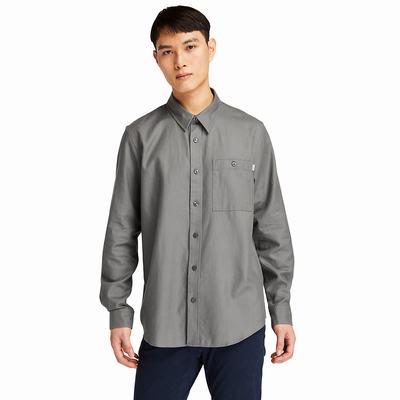 Pánské Košile Timberland Long-sleeved Overshirt Šedé | TI52963-182