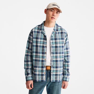 Pánské Košile Timberland Outdoor Heritage Check Tmavě Blankyt | TI12359-731