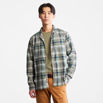 Pánské Košile Timberland Outdoor Heritage Check Zelene | TI74285-465