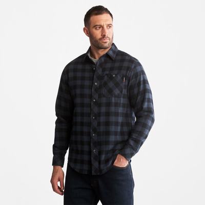 Pánské Košile Timberland PRO® Woodfort Midweight Flannel Pracovní Tmavě Blankyt | TI23597-645