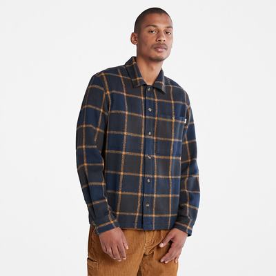 Pánské Košile Timberland Plaid Overshirt Černé | TI50238-290