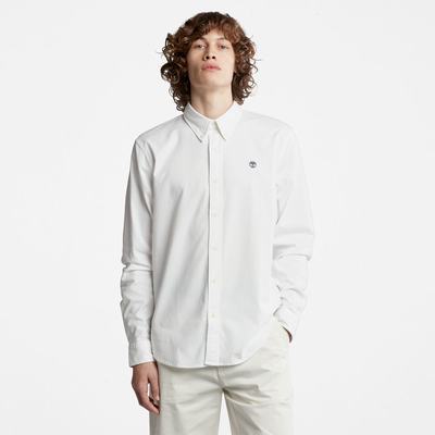 Pánské Košile Timberland Pleasant River Slim Oxford Bílé | TI74598-513
