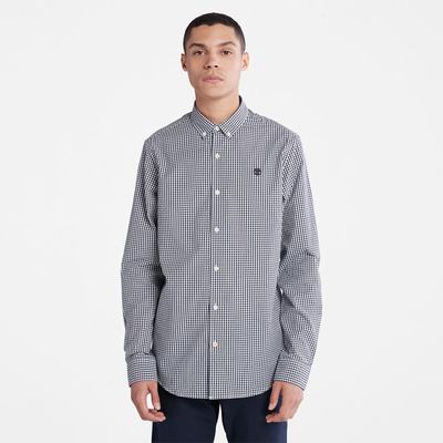 Pánské Košile Timberland Suncook River Gingham Tmavě Blankyt | TI32498-301