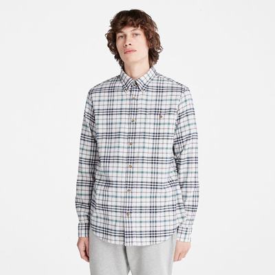 Pánské Košile Timberland Tartan Shirt with SolucellAir™ Technologie Bílé | TI09687-362