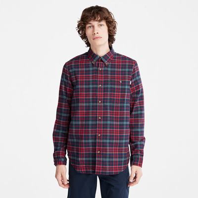 Pánské Košile Timberland Tartan Shirt with SolucellAir™ Technologie Červené | TI42671-863