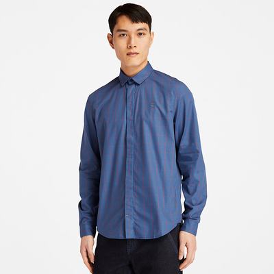 Pánské Košile Timberland Tencel™ Check Blankyt | TI65912-217