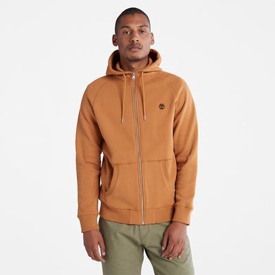 Pánské Mikiny S Kapucí Timberland Exeter River Zip-Front Fleece Světle Hnědé | TI58926-931