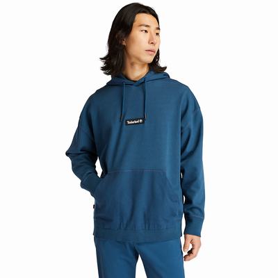 Pánské Mikiny S Kapucí Timberland Garment-Dyed Logo Blankyt | TI63578-608