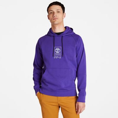 Pánské Mikiny S Kapucí Timberland Heavyweight Logo Tmavě Blankyt | TI83047-503