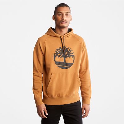 Pánské Mikiny S Kapucí Timberland Heritage Logo Žluté | TI38761-285