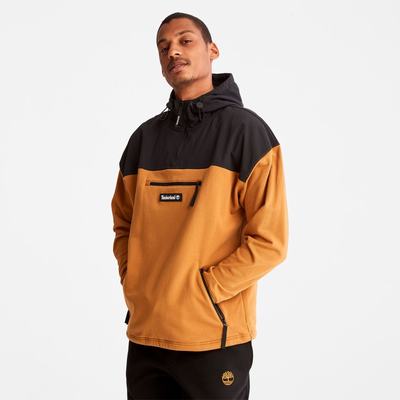 Pánské Mikiny S Kapucí Timberland Hybridní Černé Hnědé | TI86792-908