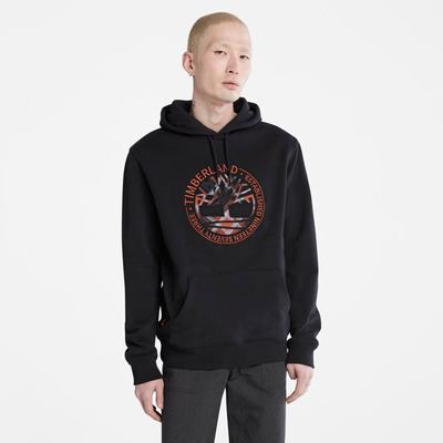 Pánské Mikiny S Kapucí Timberland Little Cold River Černé | TI08572-936