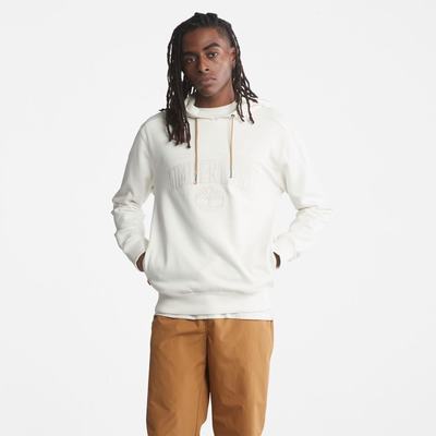 Pánské Mikiny S Kapucí Timberland Outdoor Heritage EK+ Recycled-Bavlněné Graphic Bílé | TI04516-872