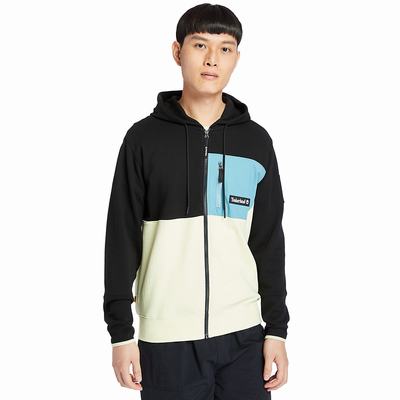 Pánské Mikiny S Kapucí Timberland Outdoor Archive Full-zip Černé Zelene | TI83029-230