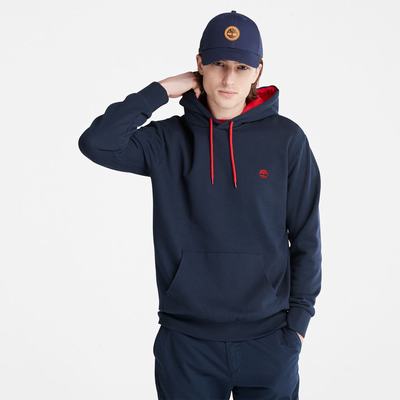 Pánské Mikiny S Kapucí Timberland Oyster River Tmavě Blankyt | TI06397-076