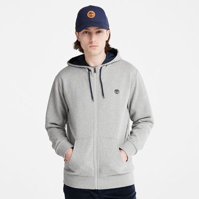 Pánské Mikiny S Kapucí Timberland Oyster River Zip Šedé | TI80356-189