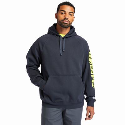 Pánské Mikiny S Kapucí Timberland PRO® Hood Honcho Sport Tmavě Blankyt Žluté | TI17625-817