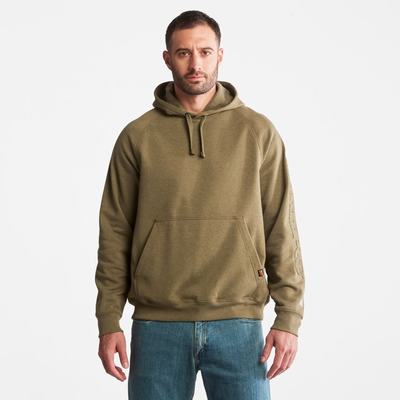 Pánské Mikiny S Kapucí Timberland PRO® Hood Honcho Sport Embossed Logo Pullover Olivy Zelené | TI62801-498