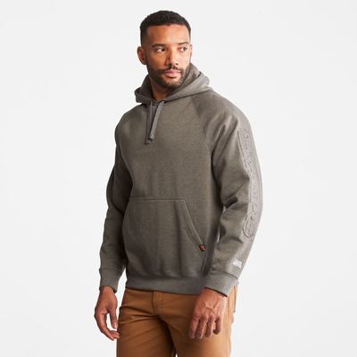 Pánské Mikiny S Kapucí Timberland PRO® Hood Honcho Sport Embossed Logo Pullover Tmavě Šedé | TI91254-130