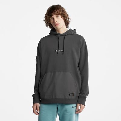 Pánské Mikiny S Kapucí Timberland Progressive Utility Mixed-Media Obsidian | TI18574-802