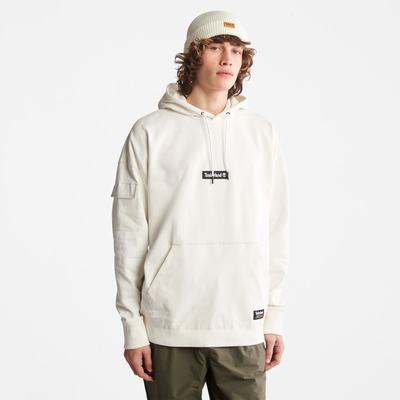 Pánské Mikiny S Kapucí Timberland Progressive Utility Mixed-Media Bílé | TI92348-138