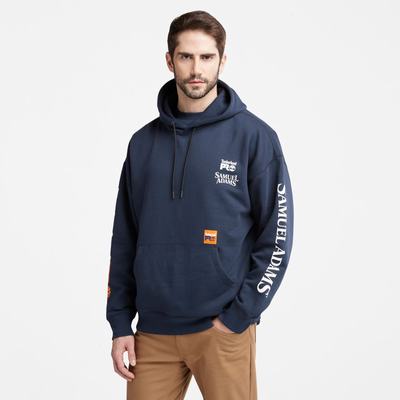 Pánské Mikiny S Kapucí Timberland Sam Adams x Timberland PRO® Beerproof Tmavě Blankyt | TI20379-439