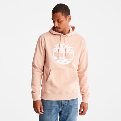 Pánské Mikiny S Kapucí Timberland Tree-Logo Růžové | TI16798-107
