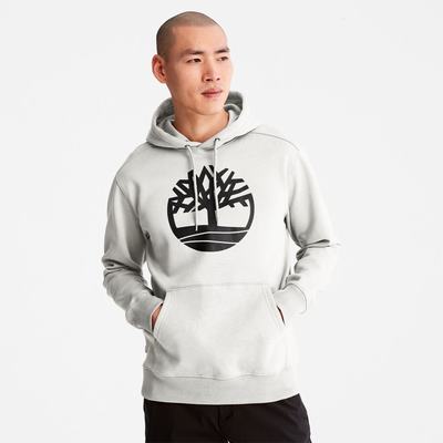 Pánské Mikiny S Kapucí Timberland Tree-Logo Bílé | TI54362-943